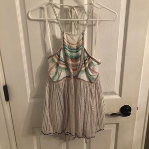 Boho Anthropologie Halter Top